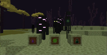 the mobs and their drops