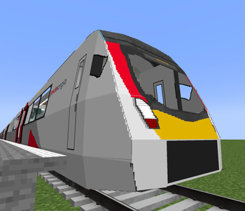 Class 745 in test map