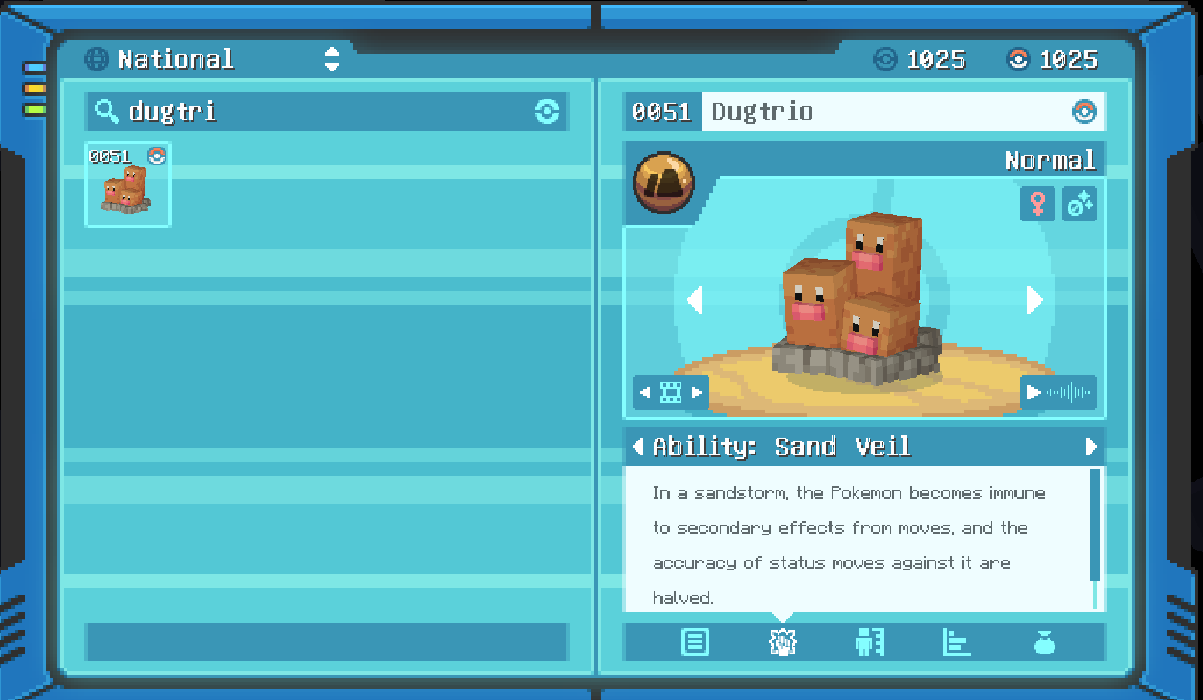 Example in Pokedex 1