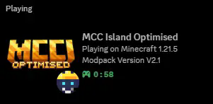 MCCI Optimised Discord RPC - Main