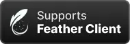 Supports Feather Client Button