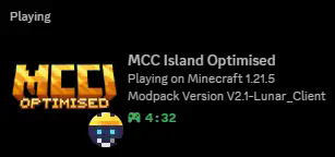 MCCI Optimised Lunar Client Discord RPC - Main