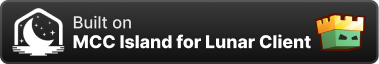 Built on MCC island for Lunar Client (Button)