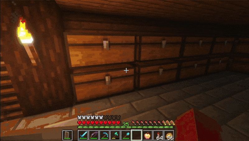 Switch through chests