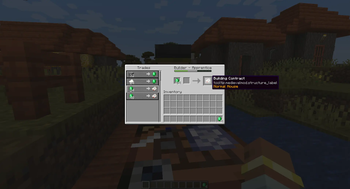Trade with the Builder to get contracts.