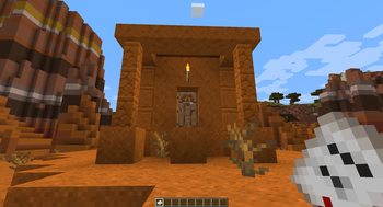 Build structures by using your villager connections