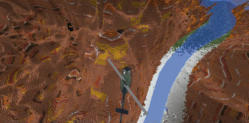 Above the canyon