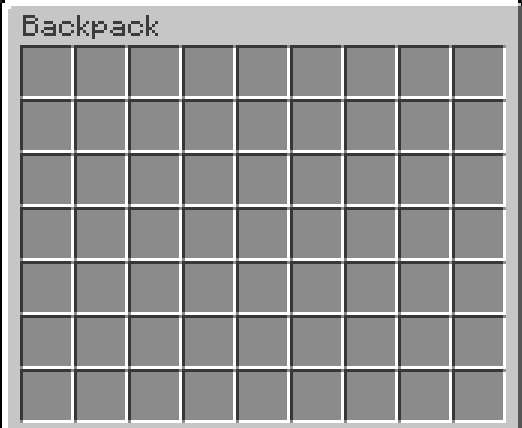 Gold Backpack Container Size