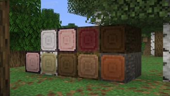 rounded logs