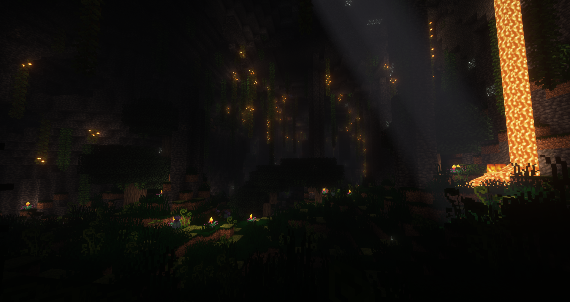 The Timeless Grotto, a new cave biome featuring all the ancient plants the Sniffer can dig up