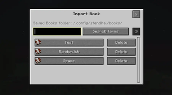 Stendhal Book Importer