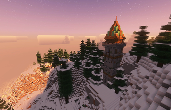 Snowy Tower