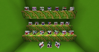 all the clown masks 