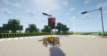 Mobile traffic light