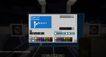 Complex Road Sign Editor