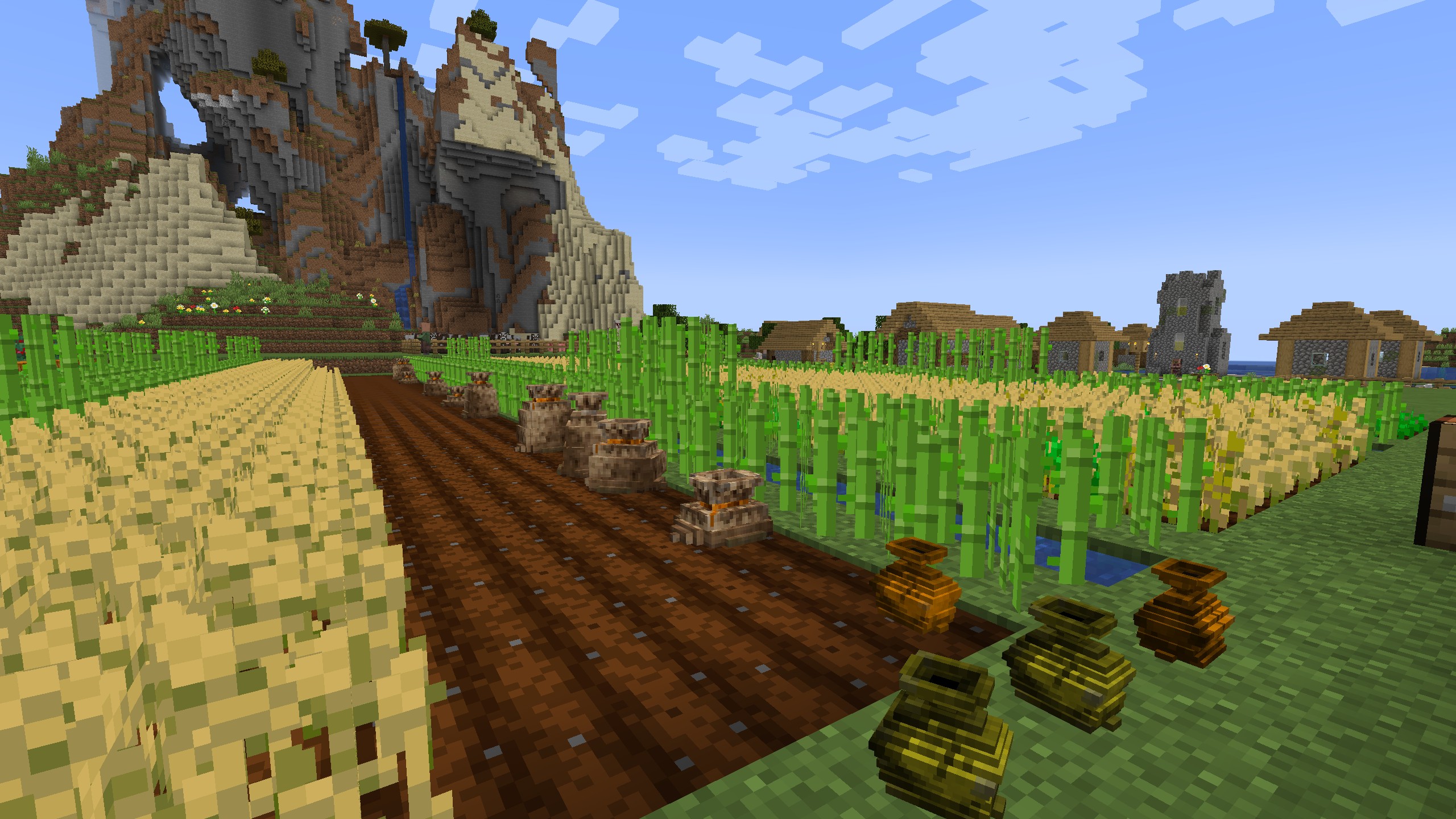 Pouches and Crop Sacks on the Field