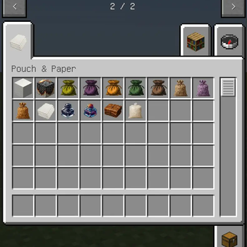 All Pouch & Paper Items in Creative Inventory