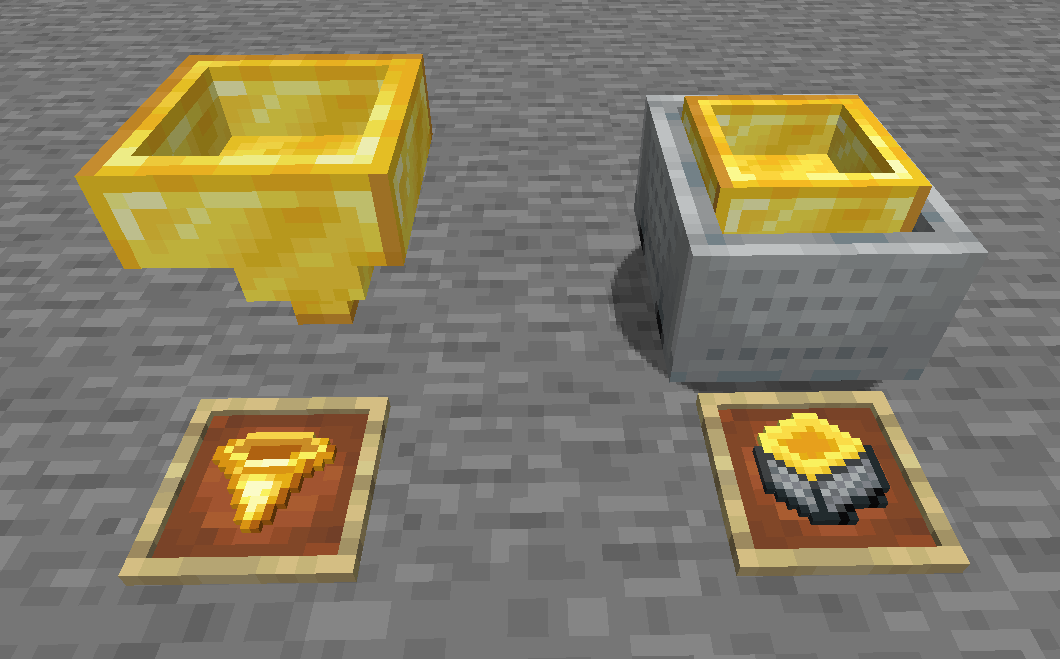 Placed Golden Hoppers