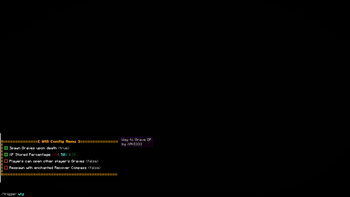 Config Menu