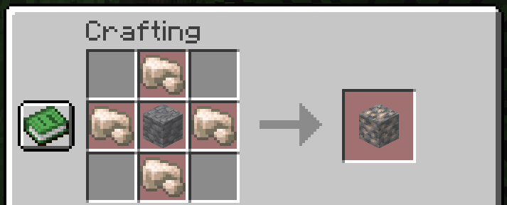 Deepslate Iron Ore Stone Crafting
