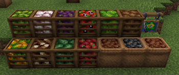 Crops crates and bags