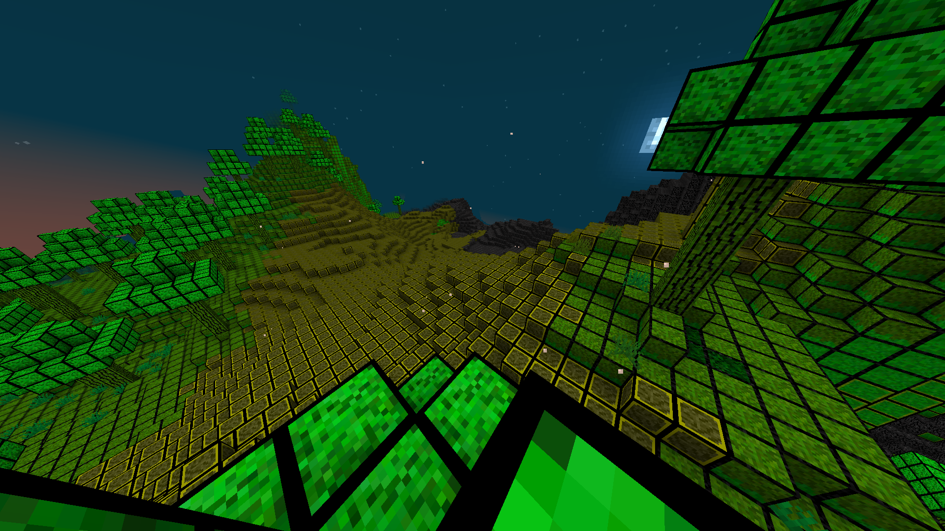 biomes added in the dimension