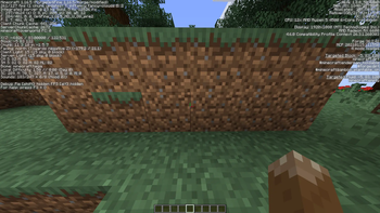 Looking At Mobs With Blocks In Face