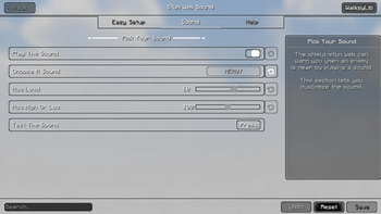 Sound Settings