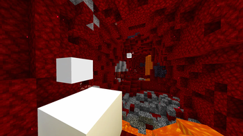 White debris