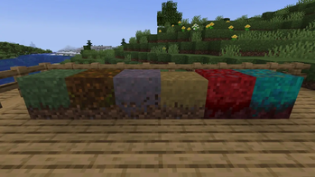 All Grass & Nylium Types With Larger Sides