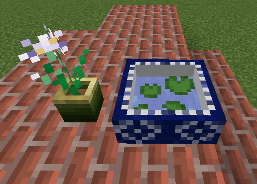 Lily pad in bowl