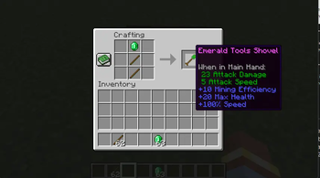 shovel crafting recipe