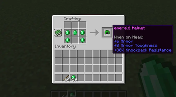 helmet crafting recipe