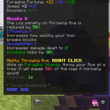 Tooltip HUD expanded
