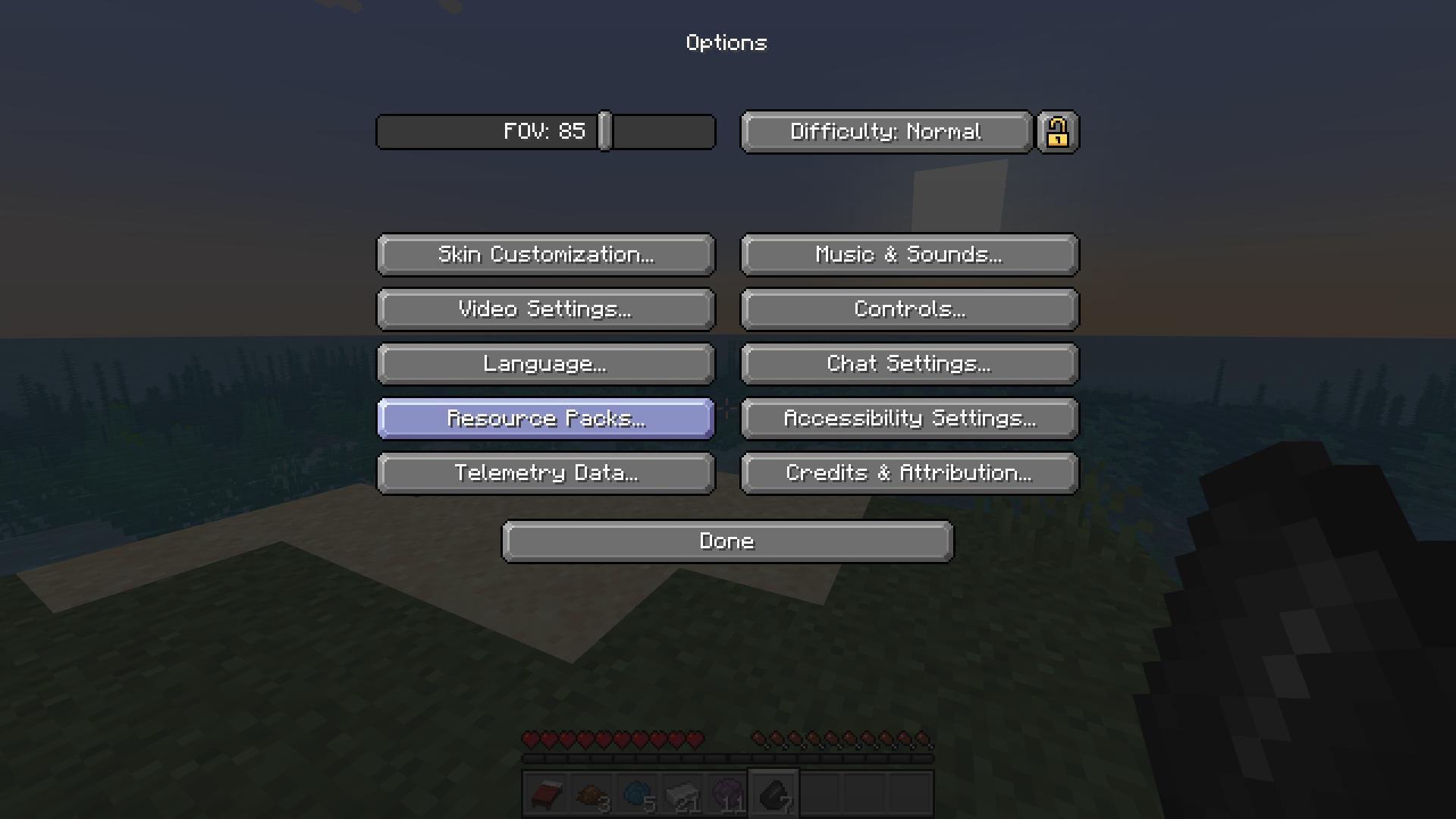 Inventory GUI Scale 4