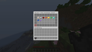 Select trim material