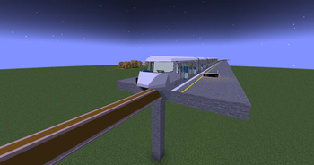 Monorail at the Station