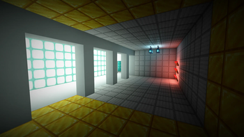 Colored block light with BRDF reflections