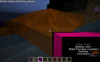 heated water