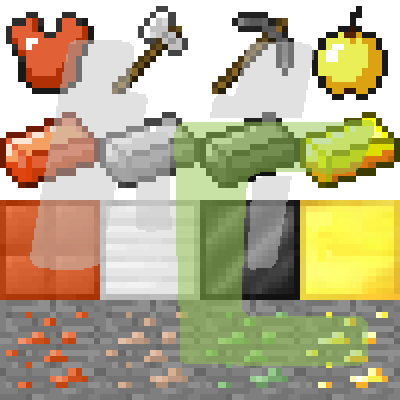 Mine Tools and Blocks MC