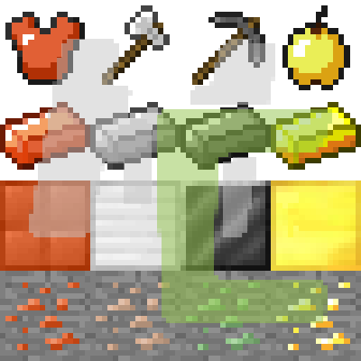 Mine Tools and Blocks MC