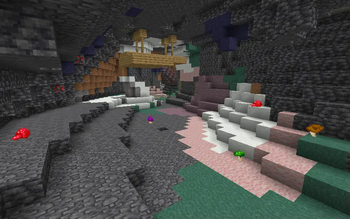 A Mineshaft running through the Metamorphic Caves