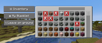 Inventory BlackList Menu