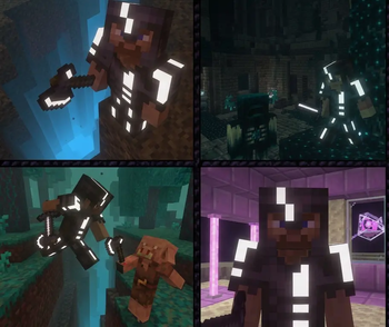 Shining Netherite pvp texture pack — screenshot 2