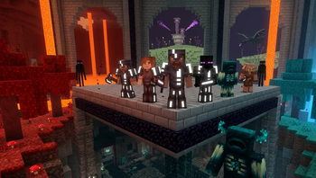 Shining Netherite pvp texture pack — screenshot 1