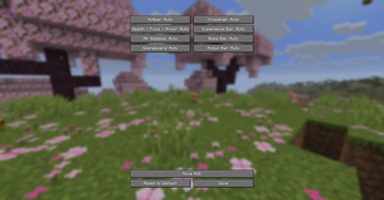 Settings screen
