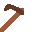wooden hoe