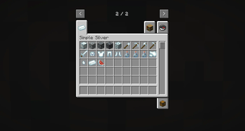 Simple Silver Creative Tab