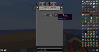 This screenshot shows how SFToEMI includes all machine recipes.