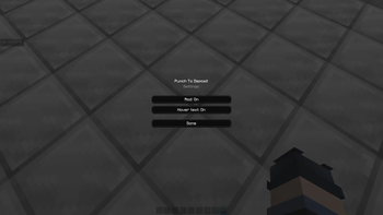 Settings screen